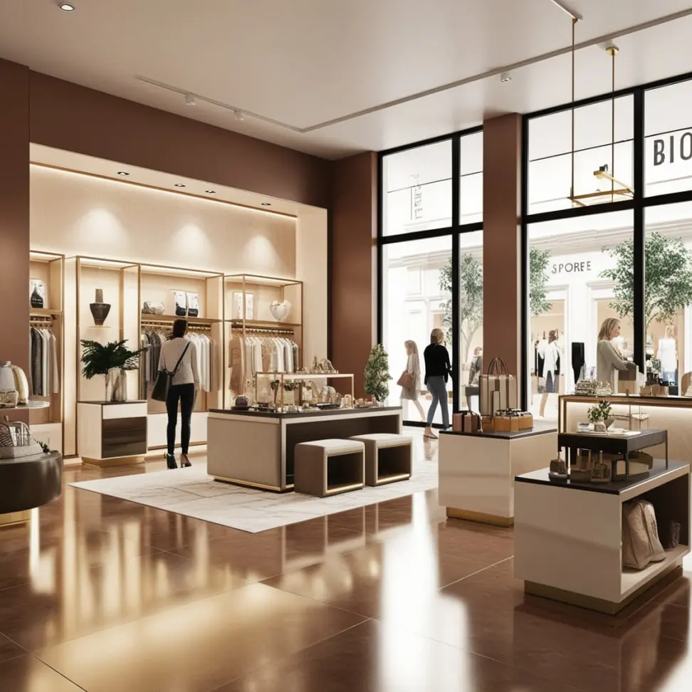 photorealistic-interior-design-shop-render - Cosmic Arts 3D Design