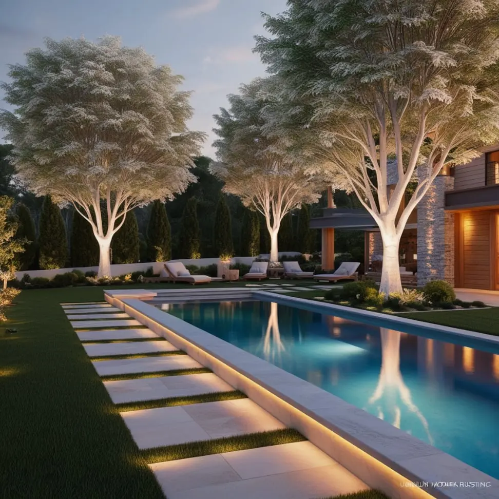 3D Landscaping design, 3d pool design, backyard and front yard design, 3d exterior design